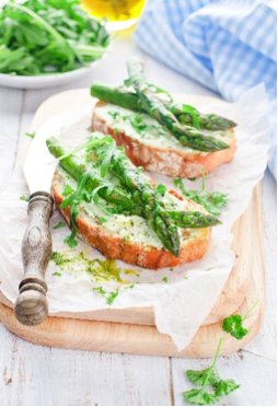 Asparagus Prosciutto Bruschetta Recipe