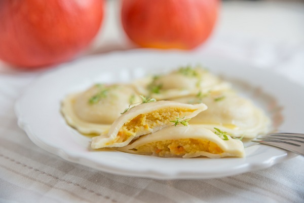pumpkin ravioli