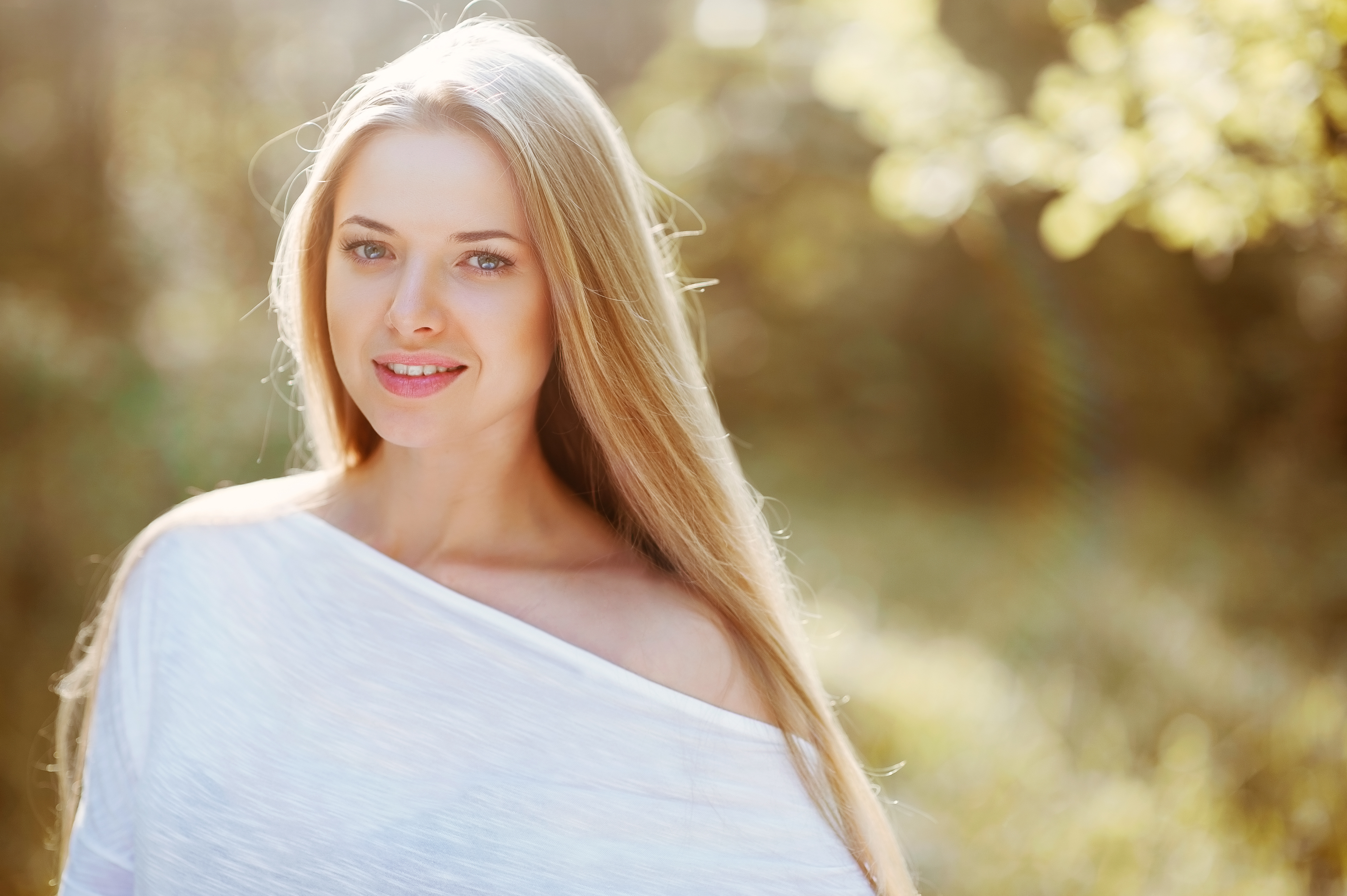 Woman with Glowing, Healthy Skin