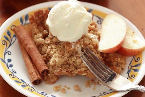 Best Healthy Apple Crisp Ever!